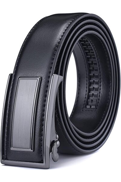 GENERAL Men’s Belt Beltox Ratchet Dress Leather Buckle Belt Black Brown Blue ...