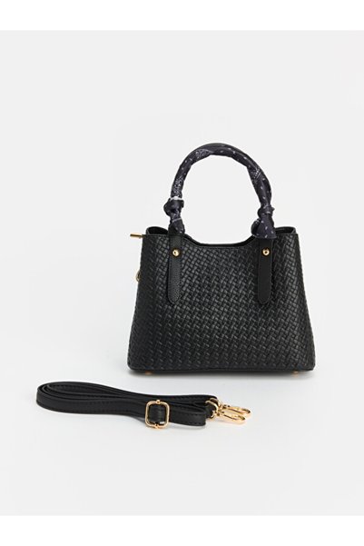 LC Waikiki Rmz Gi̇yi̇m Farkiyla Women's Shoulder Bag with Scarf Detail and Le...