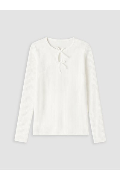 LC Waikiki Tricou pentru fete cu detalii fundă