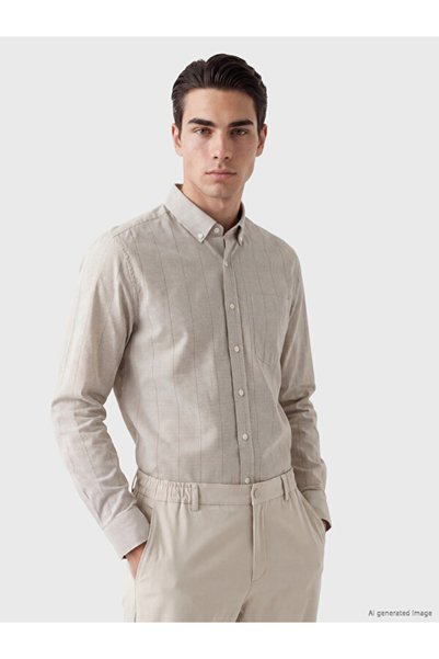LC Waikiki Quality Parts from Çelebi Store Standard Fit Striped Gabardine Men...