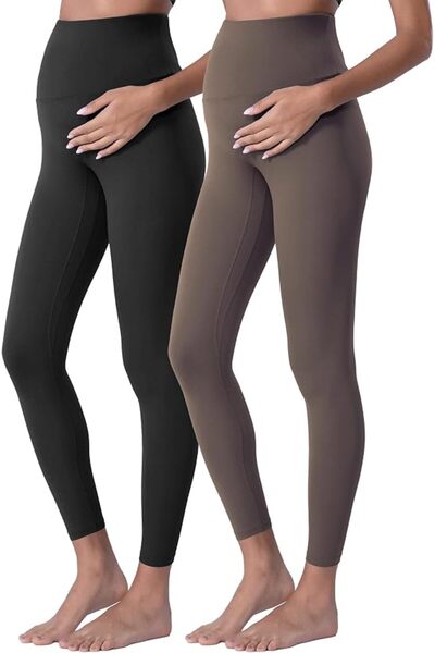 GENERAL POSHDIVAH Women's Maternity Leggings Over The Belly Pregnancy Yoga Pa...