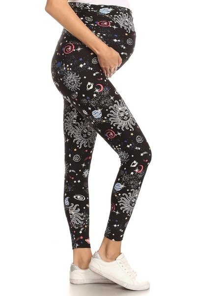 Leggings Depot womens Maternity Leggings Tights Maternity tights (pack of 1)