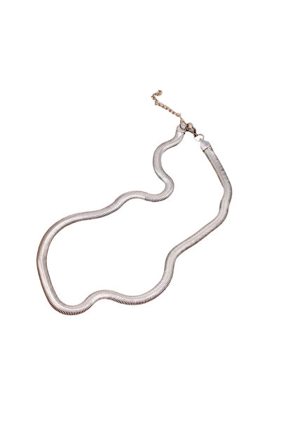 Glamorous Style Γυναικείο Flat Snake Κολιέ