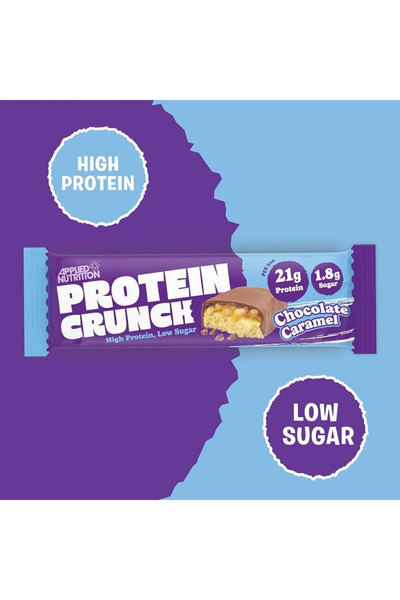 applied nutrition Ablad Nutrition Protein Bar with Milk Chocolate and Caramel 62g - 12 Pieces Protein Milk Chocolate Caramel