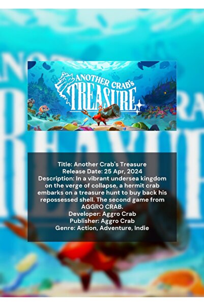 OEM Poster Infografic Comic-Maritim, Altei Comori ale Crabului, Joc de Aventu...