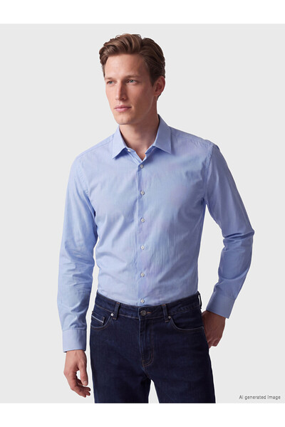 LC Waikiki I Standart Fit Striped Men's Shirt from Freezen Store