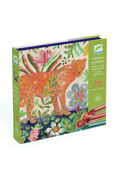 djeco Atelier creativ cu sclipici Tropico,