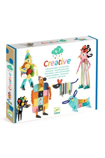 djeco Set creativ 3 prieteni mari și companionii lor,