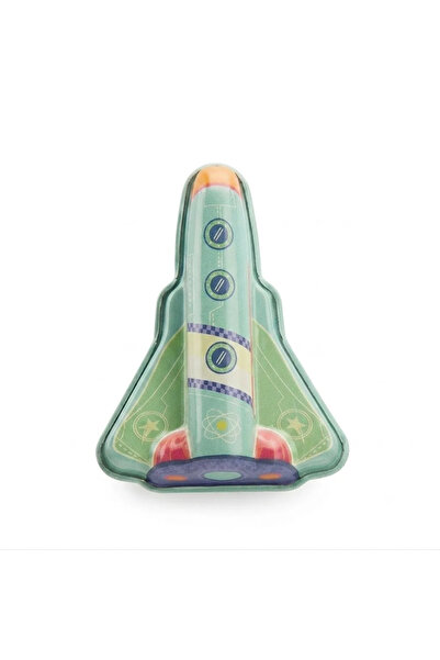 Moulin Roty Racheta din metal cu frictiune, Turcoaz