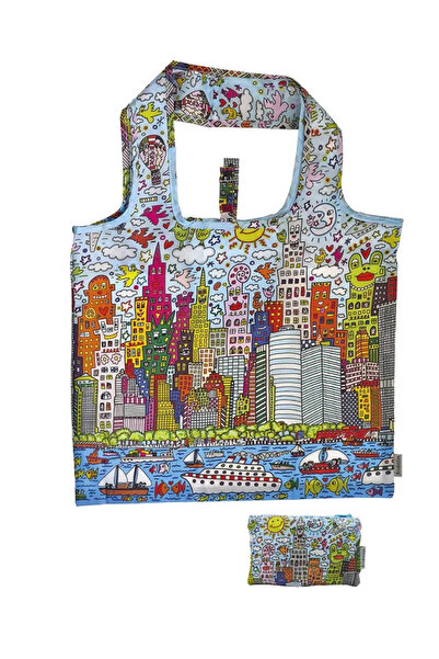 Fridolin Sacosa textil James Rizzi Orașul meu New York