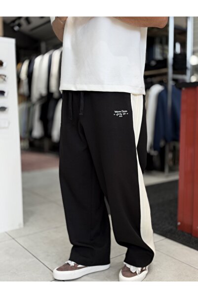 BYBASICMAN Sweatpants - Black - Loose