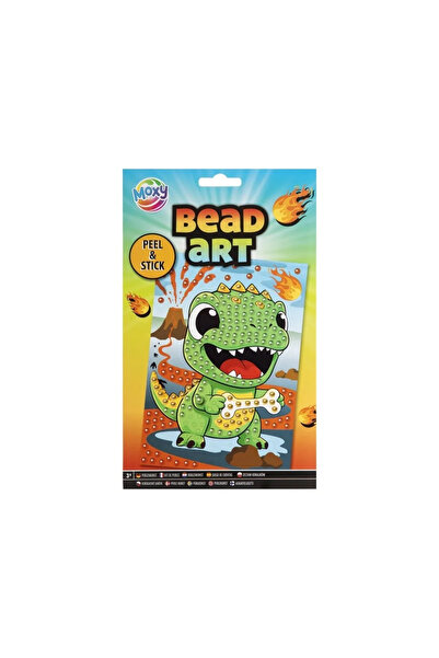 Moxy Set creativ, Mozaic cu margele Dezlipeste si lipeste, Bead Art, dinozaur...