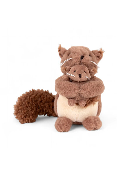 Egmont Toys Veverita de plus cu puiut,