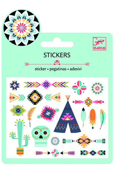 djeco Set abtibilduri Western,