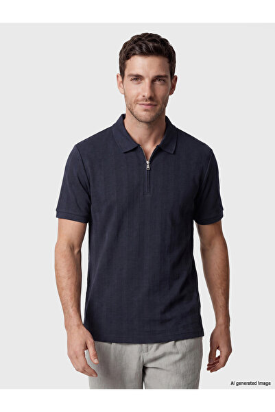LC Waikiki Nevavm Farkıyla Lcwaikiki Classic Navy Blue Structured Striped Sta...