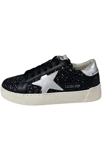 şenler bebe world kids Women's Sneakers – Silver/White-Black Genuine Leather,...