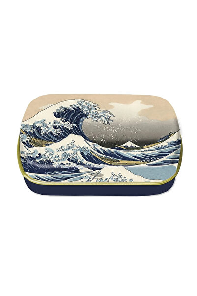 Fridolin Cutiuta metalica design Hokusai,