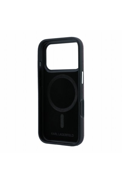 KL by Karl Lagerfeld Husa Magsafe pentru iPhone 18 Pro Max/17 Pro Max - Burgundy