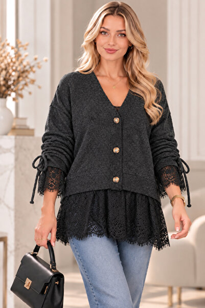 semela Cardigans - Black - Oversize