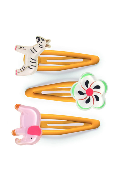 djeco Colectia Plume - 3 agrafe de par Nadette,