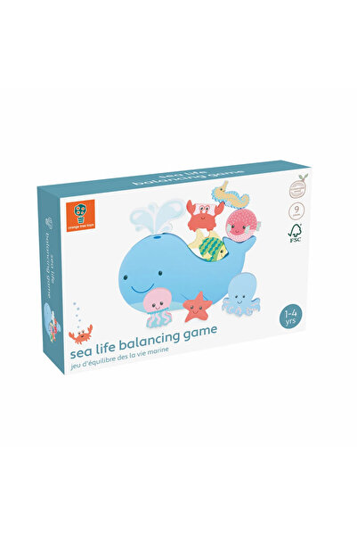 Orange Tree Toys Joc de echilibru din lemn cu fauna marina,