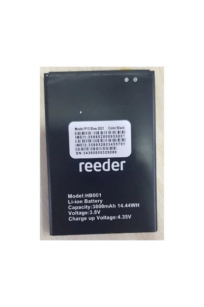 Reeder P13 Blue 2021 Güçlendirilmiş Batarya