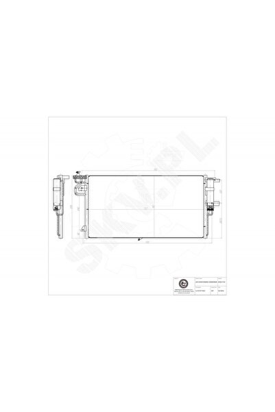 ESEN SKV Radiator aer condiționat Ford C-Max II Focus III Grand C-Max Kuga II...