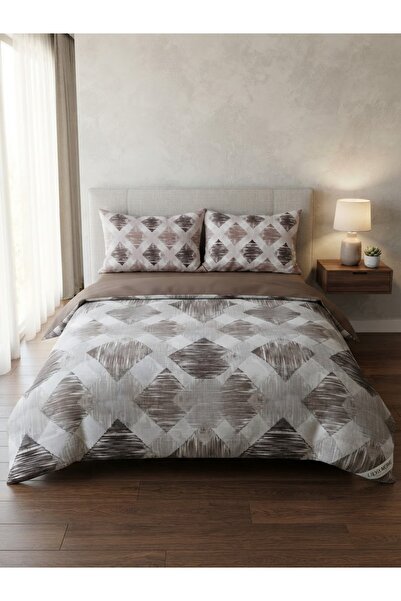 Lilya Home Double Duvet Cover - Purple - Plain