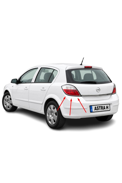 Depo Opel Astra H Hb 2004-2007 Arası Sağ Ve Sol Stop Lambası Takım Beyaz 1222353 / 1222354