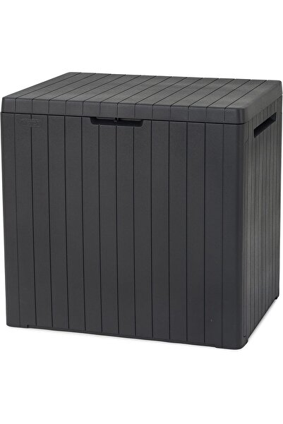 OEM Ladă de depozitare pentru balcon exterior, 113L, gri, cu efect de panou d...