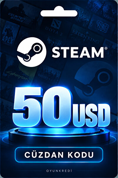 Steam 50 USD Cüzdan Kodu