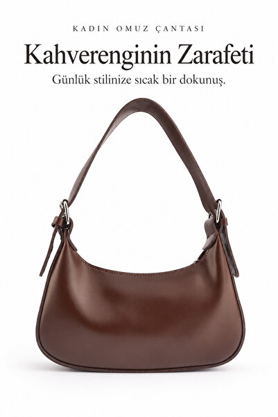 EYCH Shoulder Bags - Brown - Faux leather