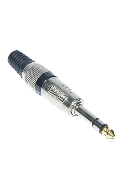 OEM Mufa Jack 6.35 mm stereo tata cu varf aurit