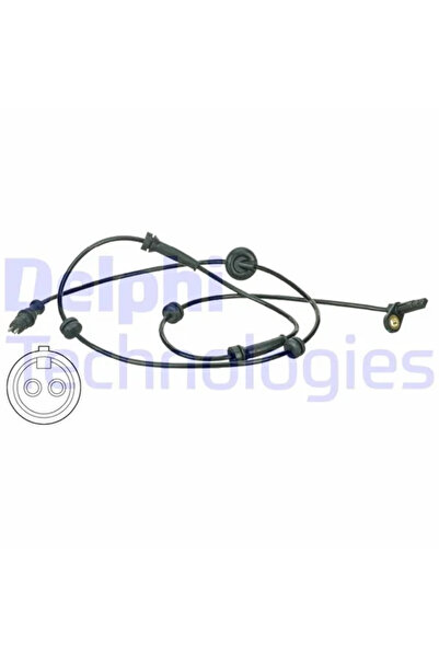 DELPHİ ABS Sensörü Ön Sol Fiat DOBLO 2001-2008 1.3 JTD-1.4-1.9JTD