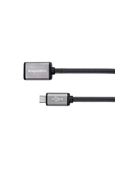 Kruger&Matz Prelungitor USB la micro USB 0.2m Profesional