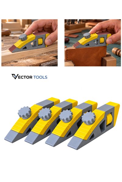 Vector Tools Set of 4 Tensioned Sanding Wedges (20 mm)