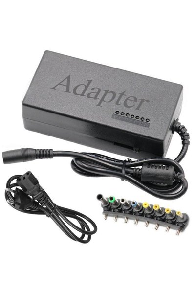 OEM Incarcator Universal pentru Laptop cu 8 Capete de Mufare, 12-24V, 96W, Negru