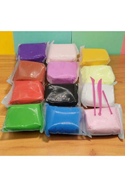 Vision XXI Light and Fluffy Modeling Clay, Magic Clay, Jumbo, 12 colors x 35 ...