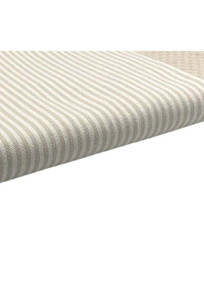 Sand & Sol Honeycomb Beach Towel Beige - 100% Recycled Cotton Fouta 200 x 100 cm