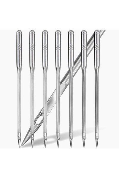 SYOSI 60 Pcs Size 110/18 Heavy Duty Sewing Machine Needles, Durable Leather J...