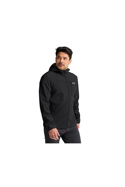 Jack Wolfskin Wild Winds Hooded Jkt m Men's Outdoor Jacket A66308-6000 Black