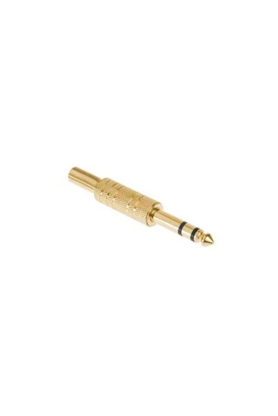 OEM Mufa Jack 6.3 mm stereo tata metal aurit