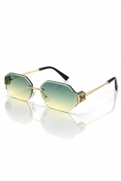 Nilu Moda Premium Gold Edition Kadın Güneş Gözlüğü – Özel Tasarım Geometrik K...
