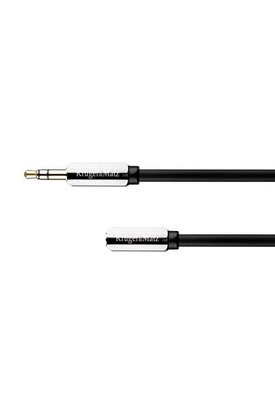 Kruger&Matz Cablu prelungitor Jack 3.5 mm tata-mama 1.8m Profesional