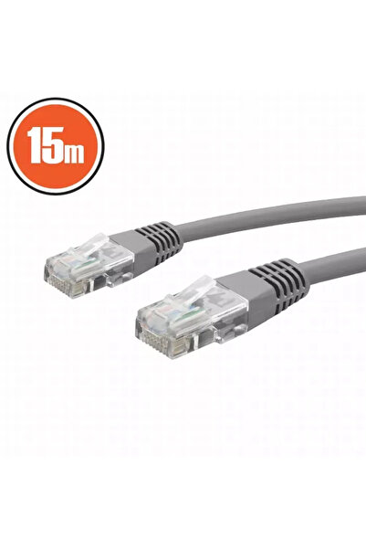 OEM Cablu patch 8p8c CAT5e UTP 15m gri