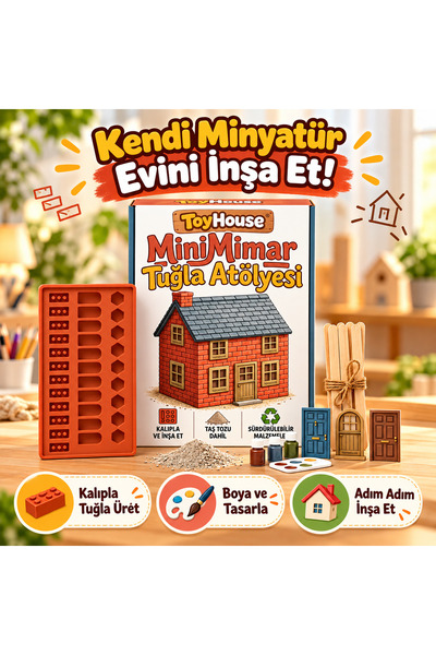Toyhouse Minyatür Mimar İnşaat Seti DIY