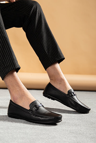 maximoda Genuine Leather, Loafer Model, Inner and Outer Genuine Leather Shoes
