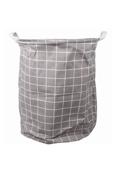 OEM Cos pentru Rufe cu Manere, Impermeabil, Poliester, 40 x 50 cm, 80 Litri, Gri