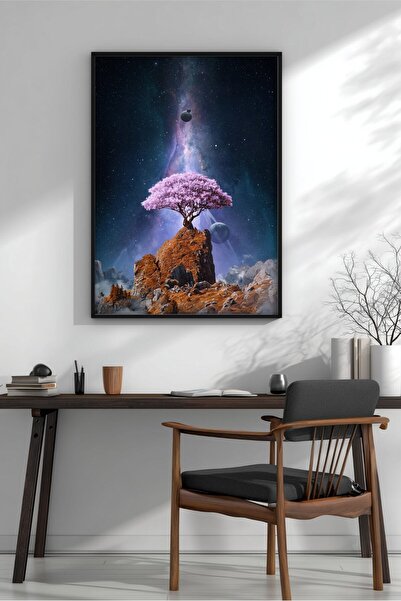 KEYFHOME Ambition fantastic science fiction art framed mdf painting poster li...