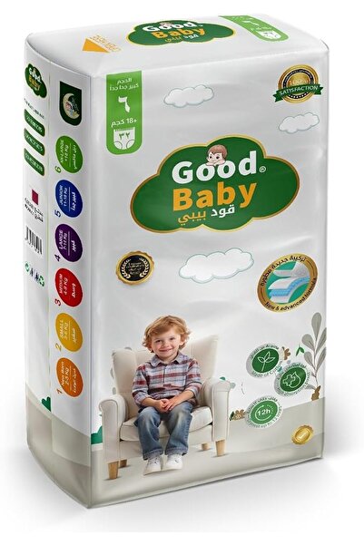 Good Baby Diapers Size 6, XXL for 18+ kg, Cotton, 12h Protection
